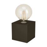 Eglo Tafellamp Prestwick 2 Staal Bronze | IP20 - Geschikt voor 1x E27 